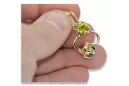 Yellow Peridot 14K Yellow gold  Vintage craft vec018y